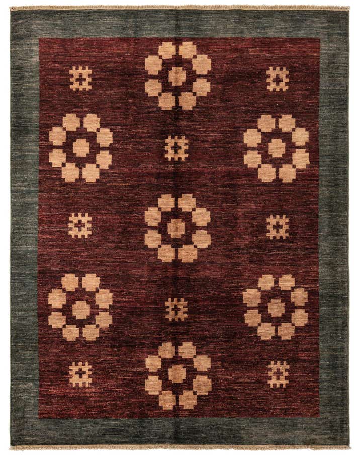 5' x 6' 5 Hand Knotted Modern Ziegler Rug