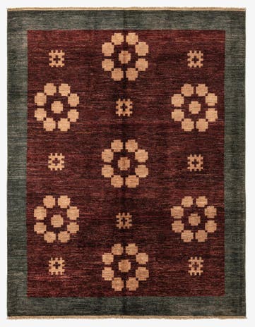 5' x 6' 5 Hand Knotted Modern Ziegler Rug