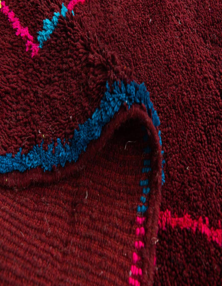 Detail image of 7' x 9' 4  Hand Knotted Moroccan Wool Rug