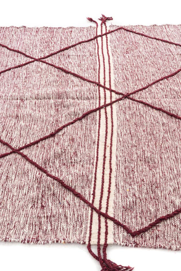 Detail image of 6' x 9' 8 Hand Knotted Moroccan Wool Rug
