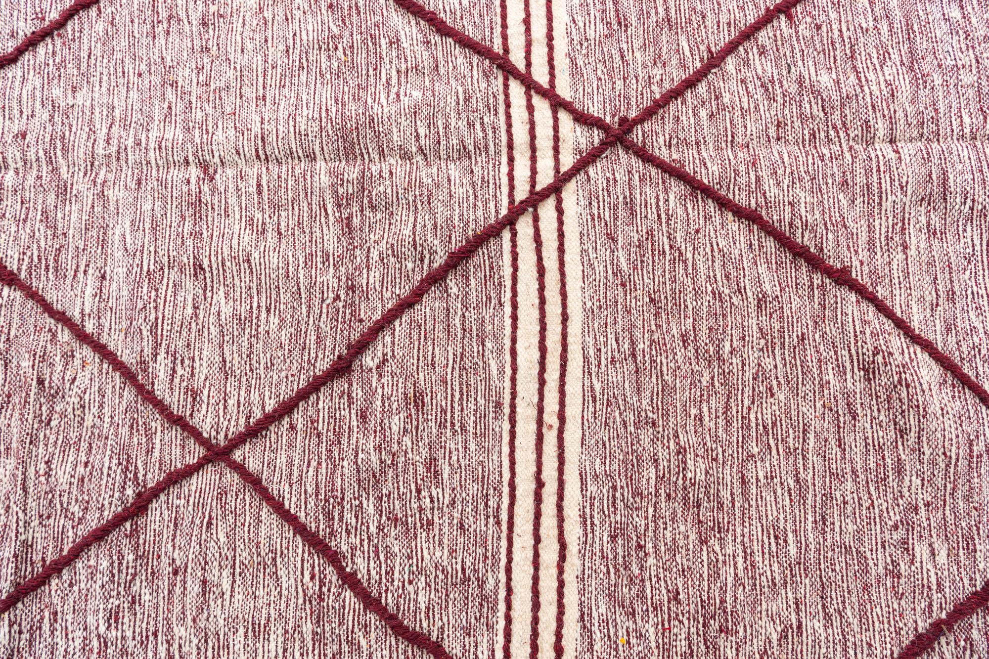 6' x 9' 8 Hand Knotted Moroccan Wool Rug