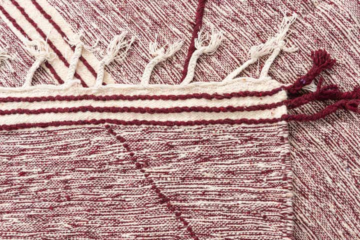 6' x 9' 8 Hand Knotted Moroccan Wool Rug