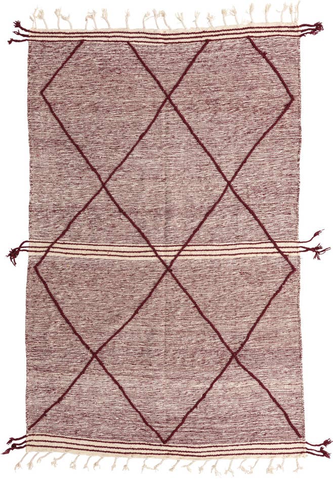 Detail image of 6' x 9' 8 Hand Knotted Moroccan Wool Rug