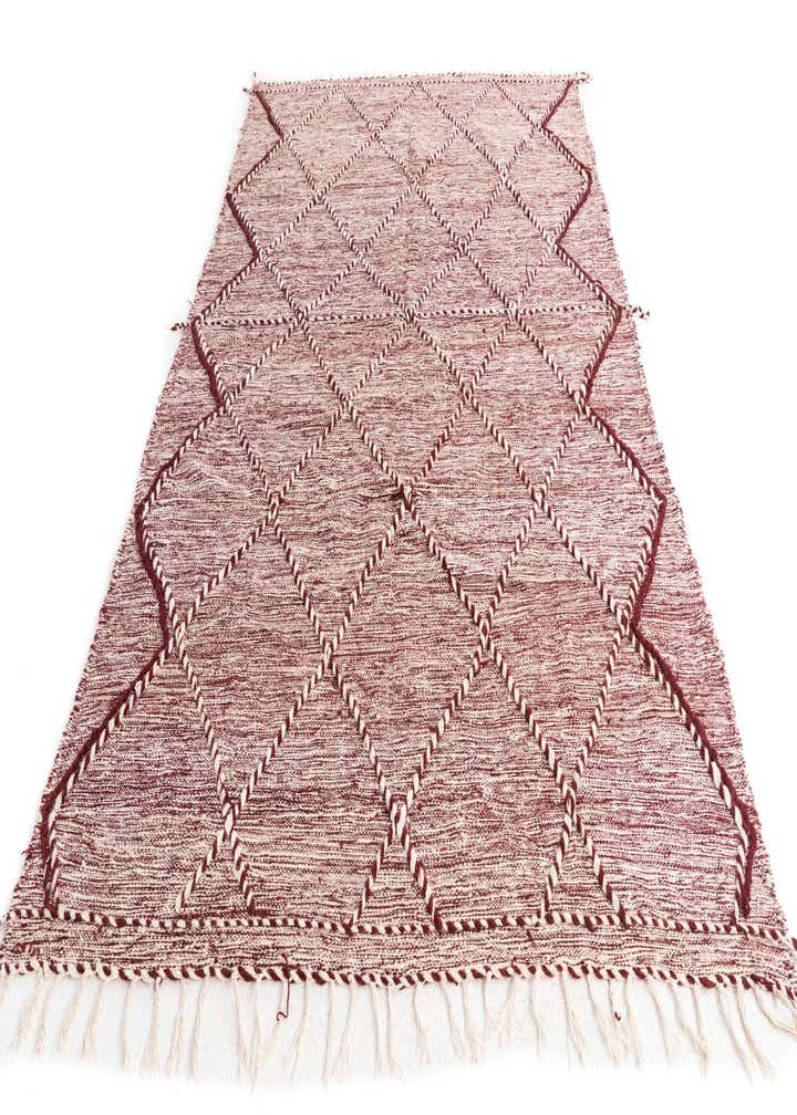 6' 6 x 10' Hand Knotted Moroccan Wool Rug