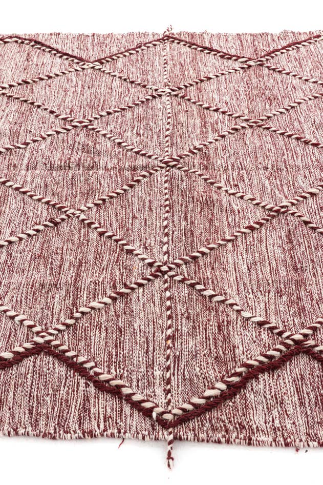 Detail image of 6' 6 x 10' Hand Knotted Moroccan Wool Rug