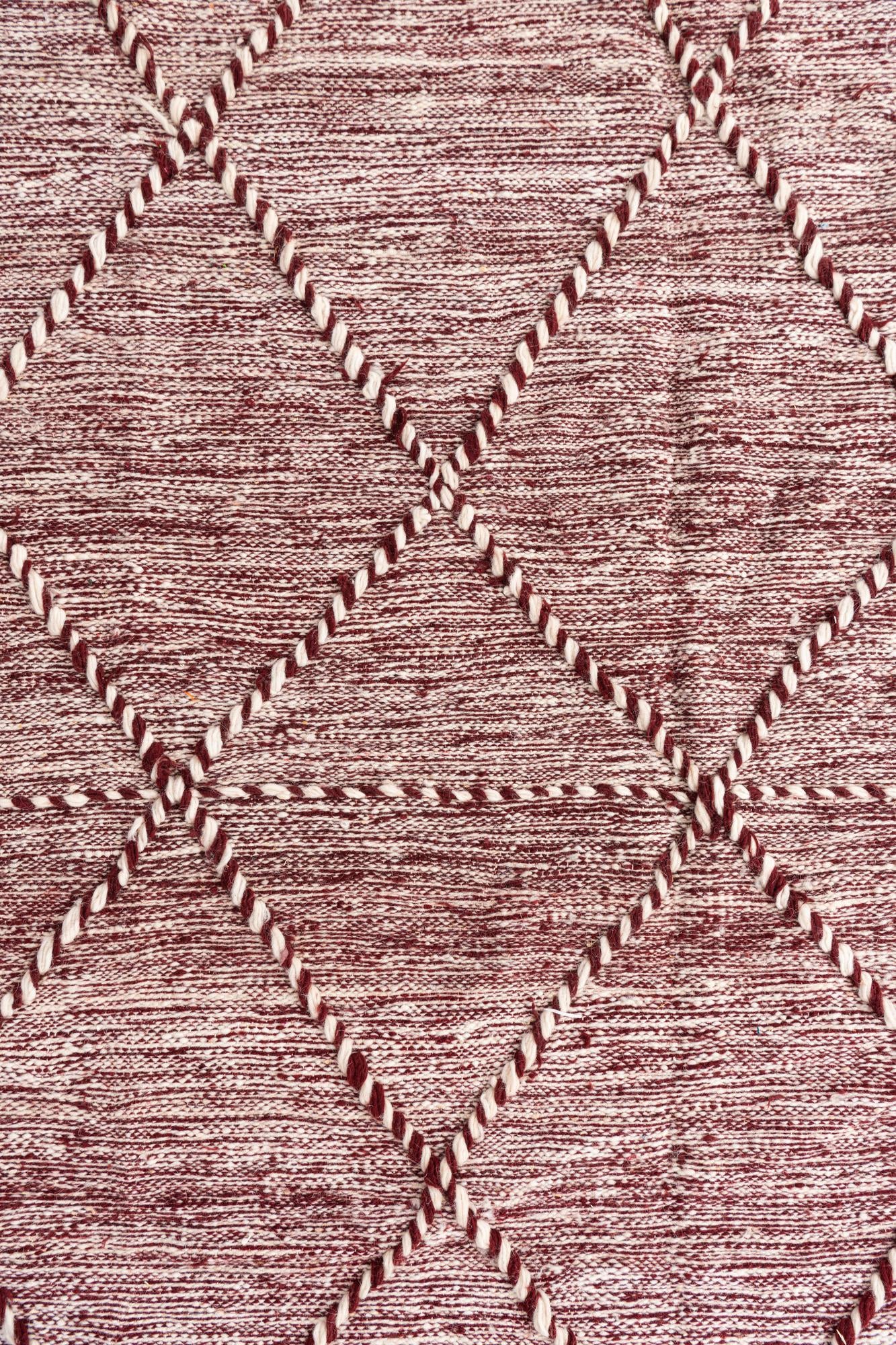 6' 6 x 10' Hand Knotted Moroccan Wool Rug