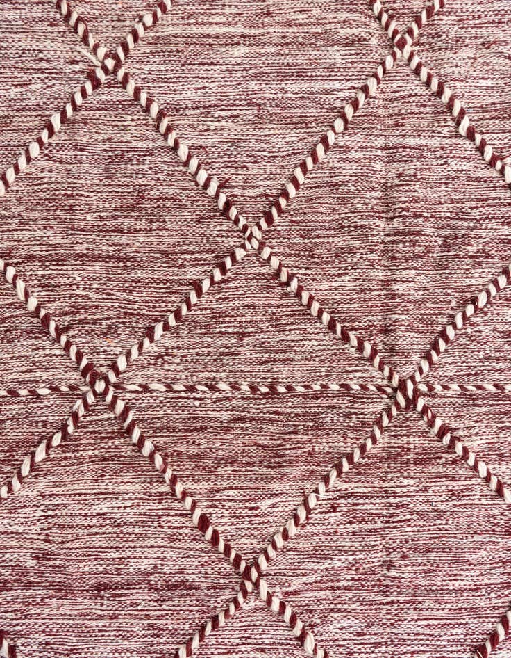 Detail image of 6' 6 x 10'  Hand Knotted Moroccan Wool Rug