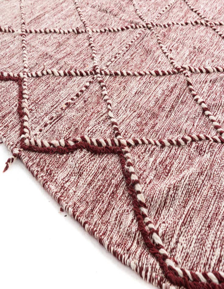 Detail image of 6' 6 x 10'  Hand Knotted Moroccan Wool Rug