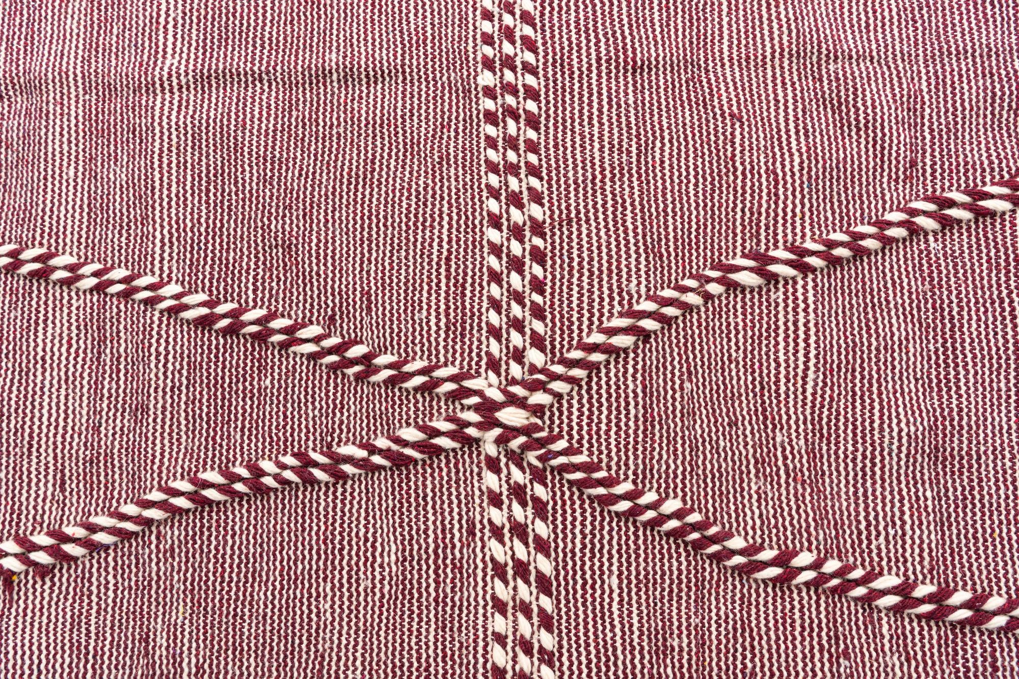 6' 7 x 9' 10 Hand Knotted Moroccan Wool Rug