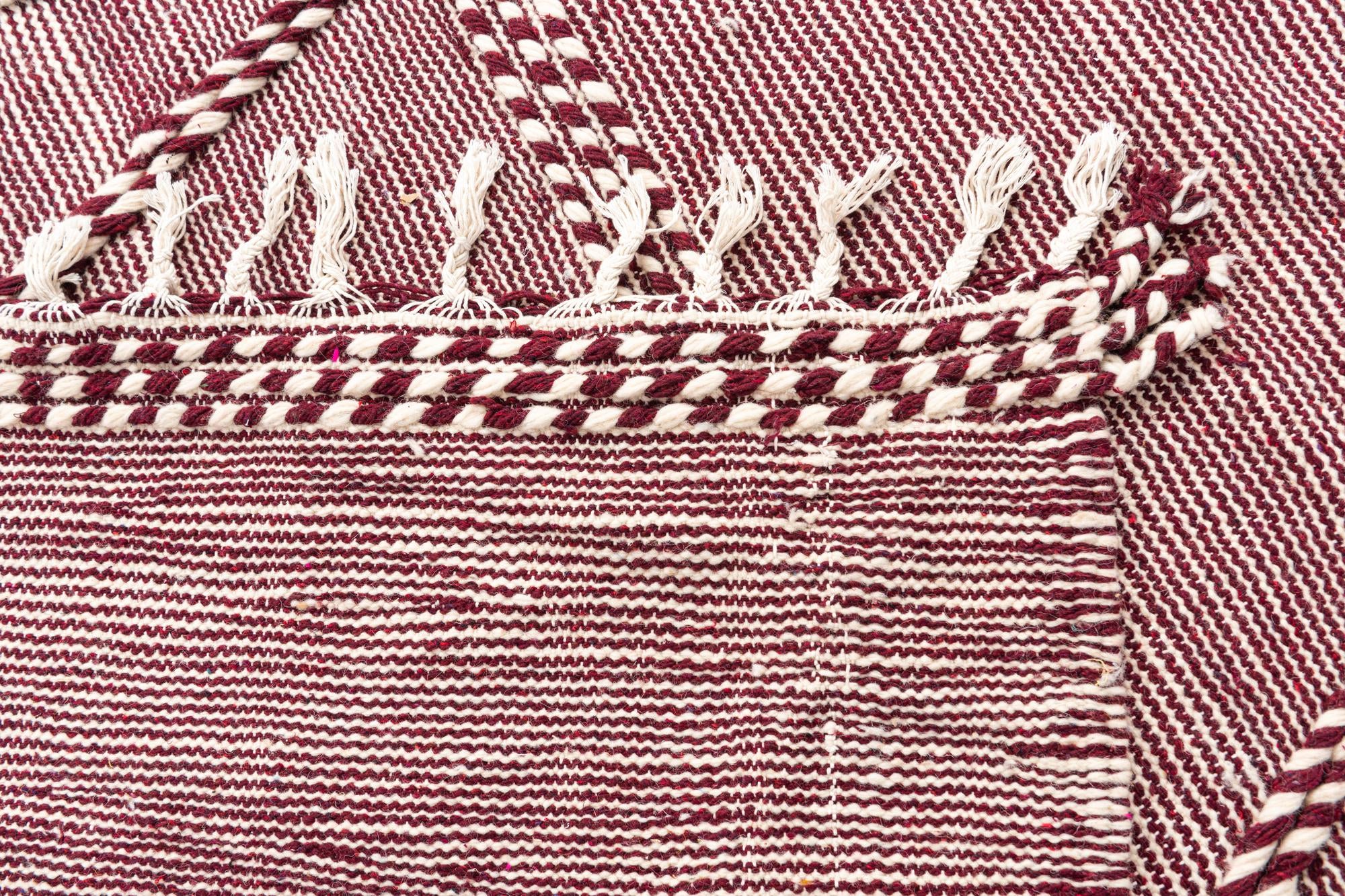 6' 7 x 9' 10 Hand Knotted Moroccan Wool Rug