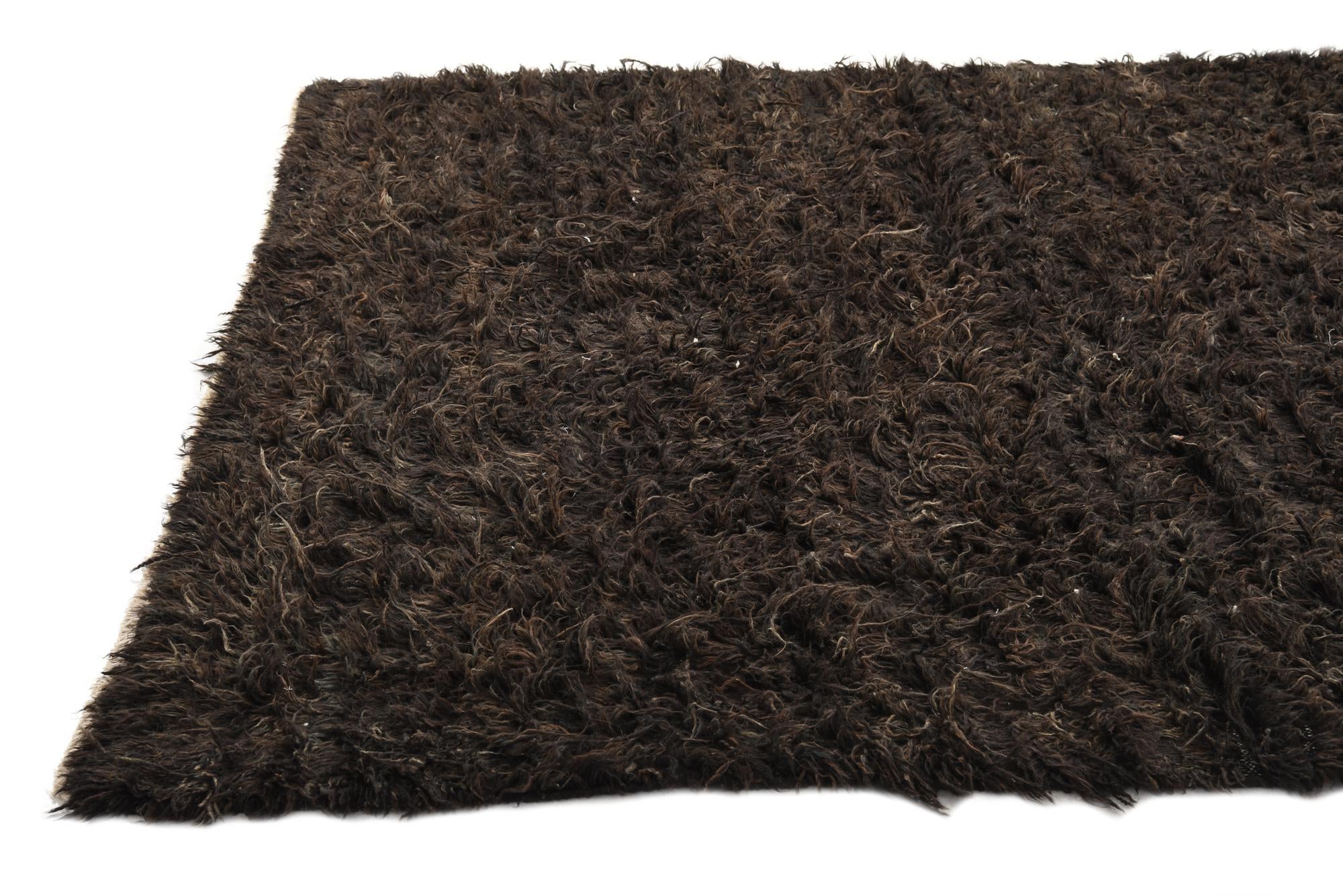7' 1 x 10' 10 Hand Knotted Moroccan Wool Rug