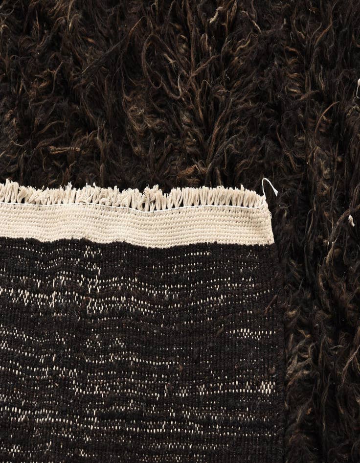 Detail image of 7' 1 x 10' 10  Hand Knotted Moroccan Wool Rug