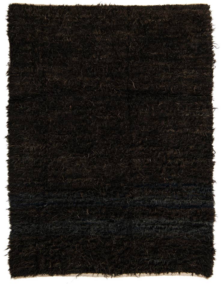 Detail image of 7' 1 x 10' 10 Hand Knotted Moroccan Wool Rug