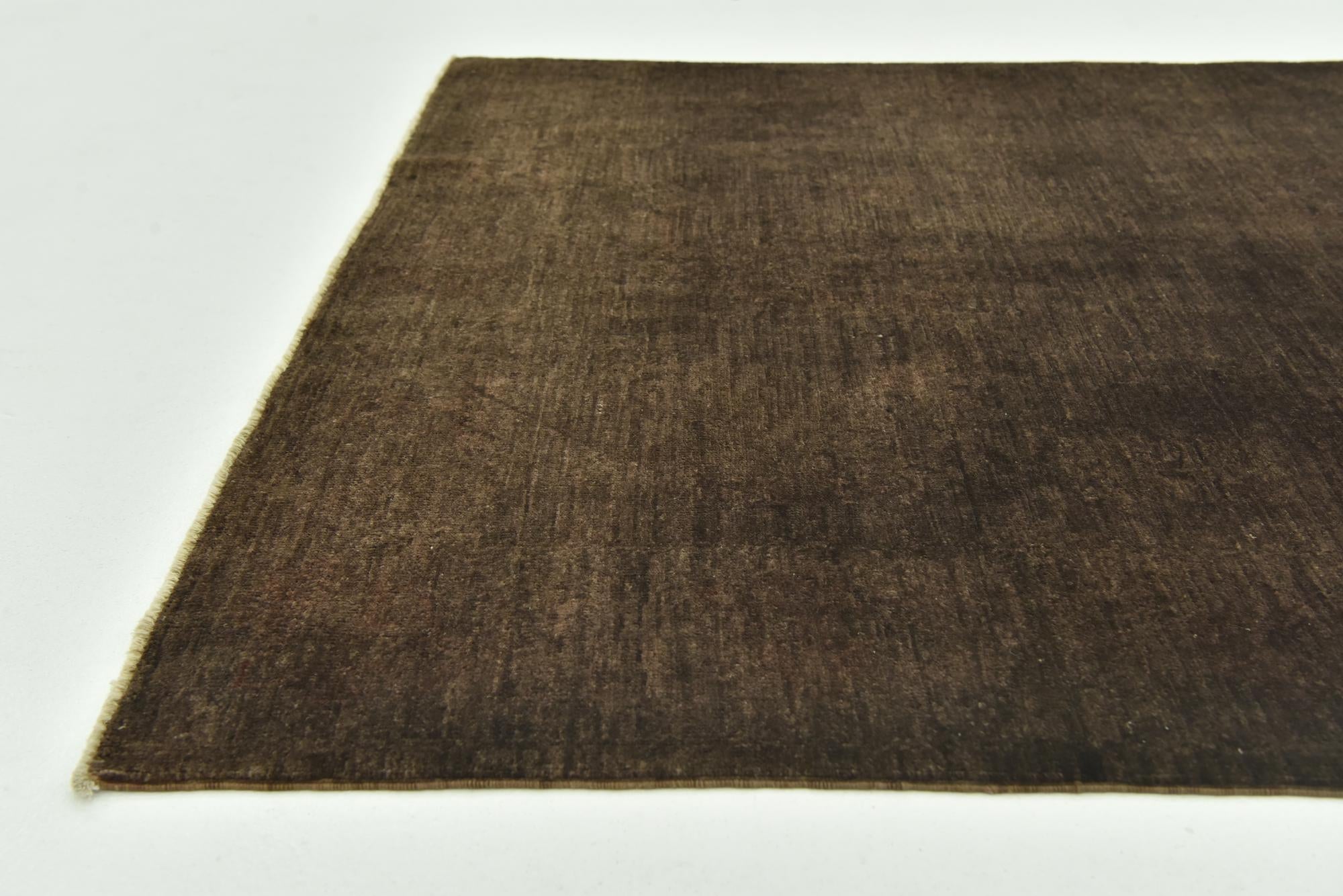 4' x 5' 10 Hand Knotted Over-Dyed Ziegler Rug
