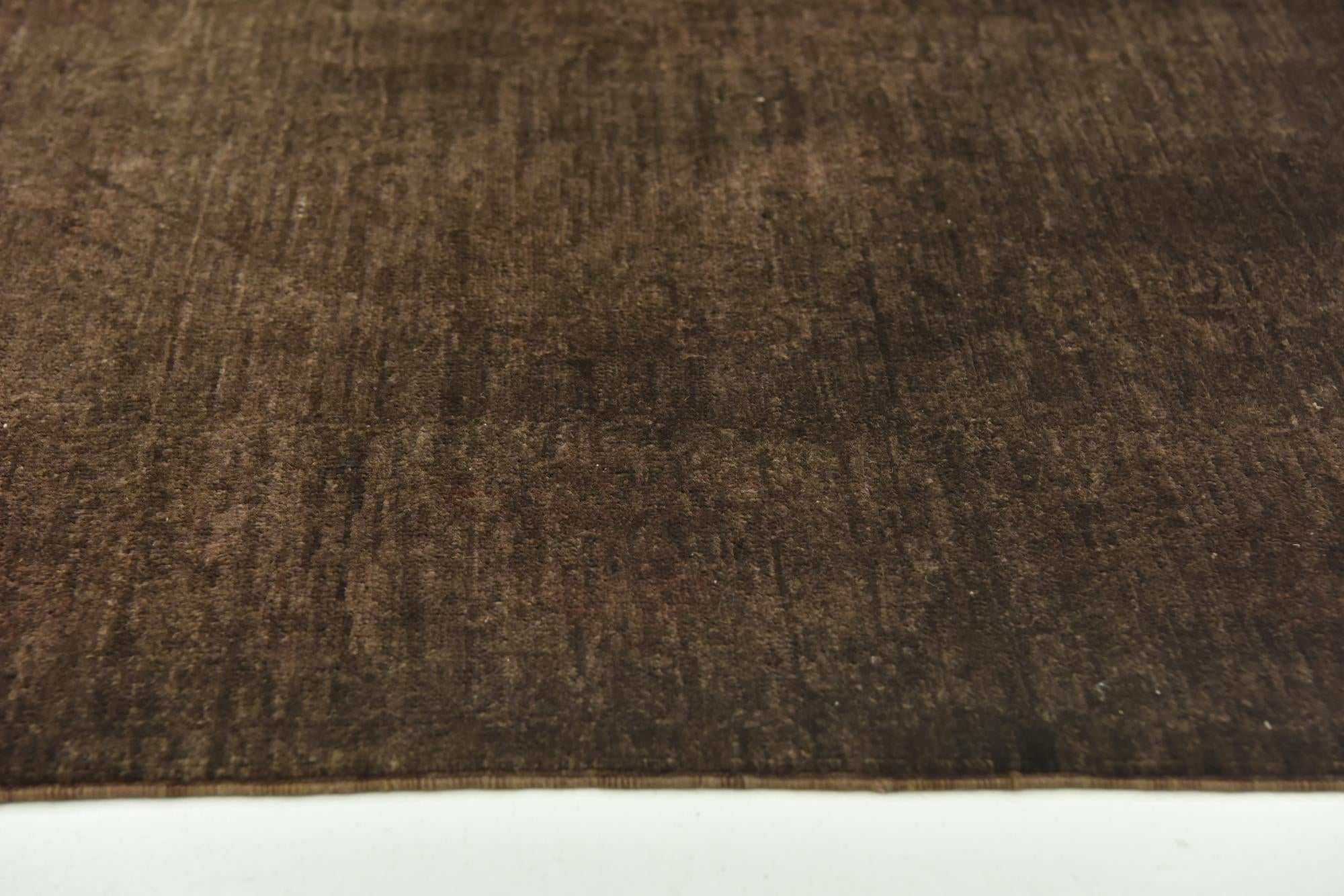 4' x 5' 10 Hand Knotted Over-Dyed Ziegler Rug