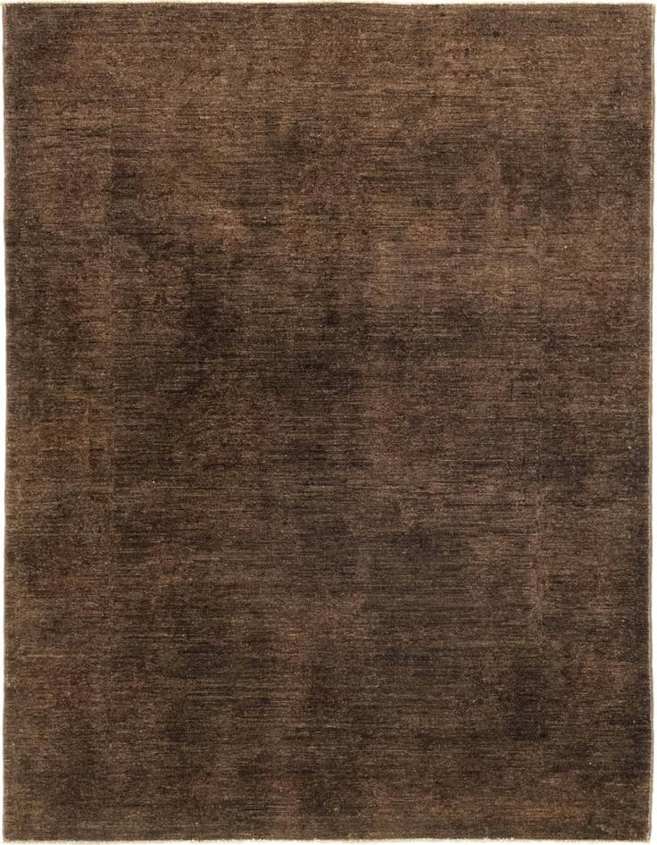 Detail image of 4' x 5' 10 Hand Knotted Over-Dyed Ziegler Rug