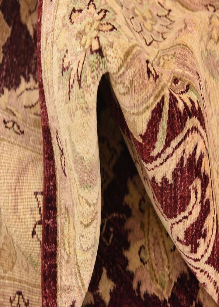 5' 5 x 8' 3 Hand Woven Peshawar Ziegler Wool Rug