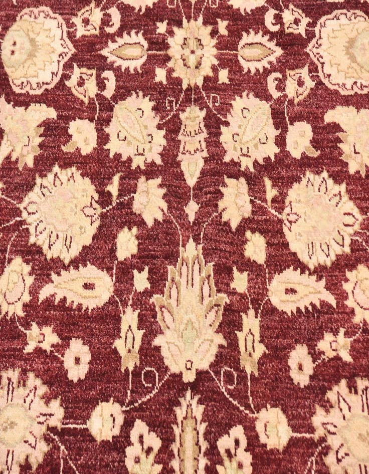 Detail image of 5' 5 x 8' 3 Hand Woven Peshawar Ziegler Wool Rug