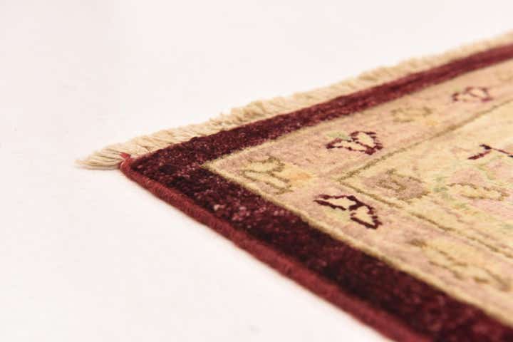 5' 5 x 8' 3 Hand Woven Peshawar Ziegler Wool Rug