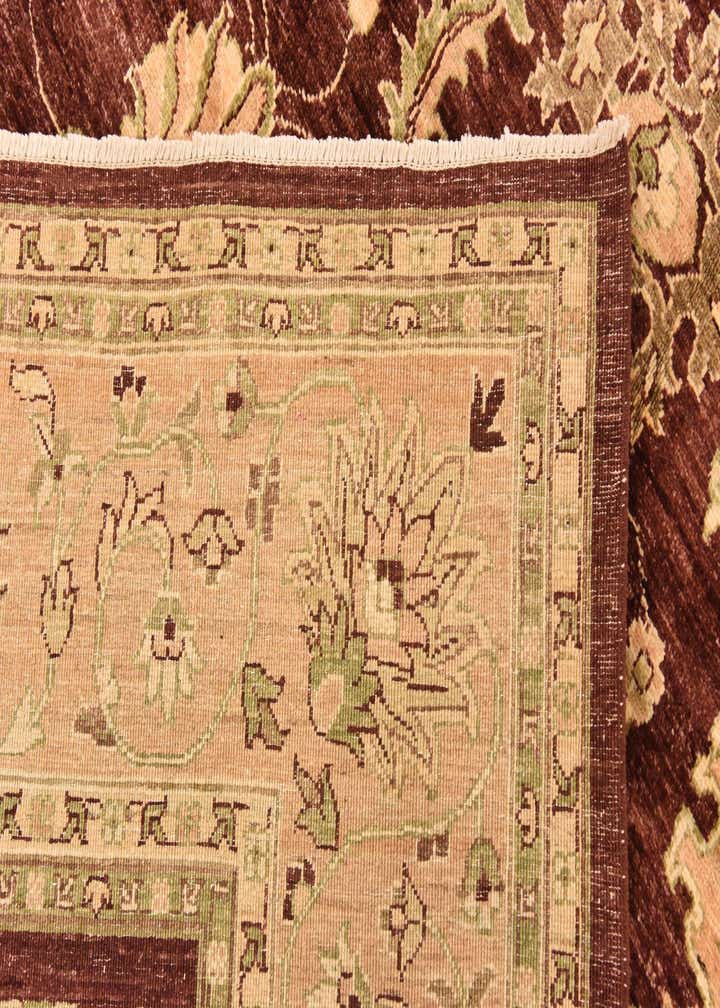 8' 2 x 9' 11 Hand Knotted Peshawar Ziegler Rug