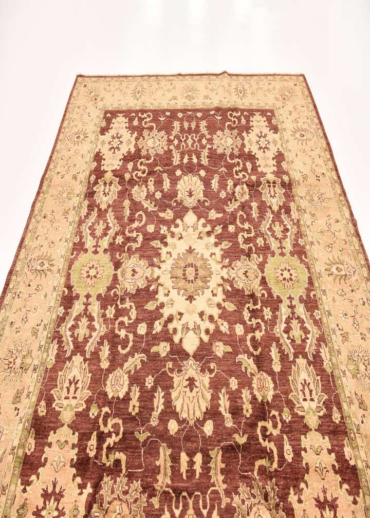 8' 2 x 9' 11 Hand Knotted Peshawar Ziegler Rug