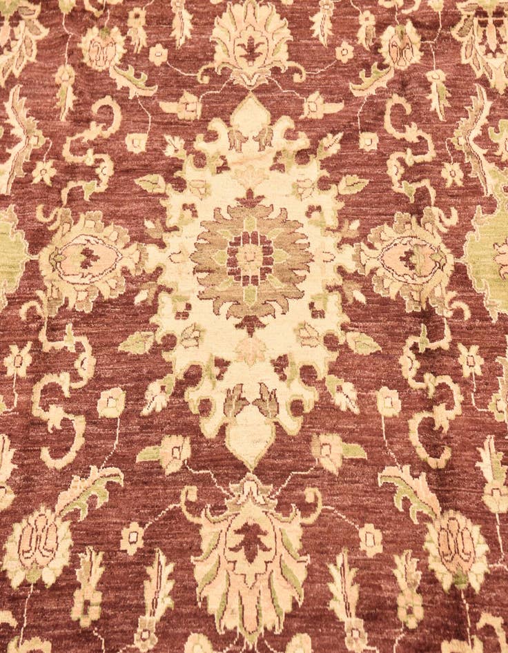 Detail image of 8' 2 x 9' 11 Hand Knotted Peshawar Ziegler Rug