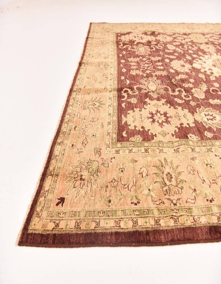 Detail image of 8' 2 x 9' 11 Hand Knotted Peshawar Ziegler Rug