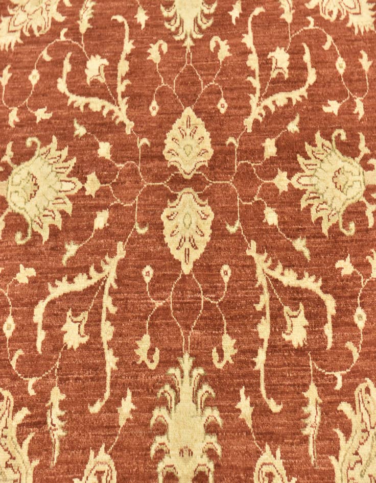 Detail image of 5' 9 x 7' 9  Hand Knotted Peshawar Ziegler Rug