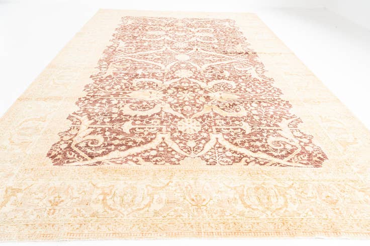 Detail image of 11' 9 x 17' 10 Hand Knotted Peshawar Ziegler Oriental Rug