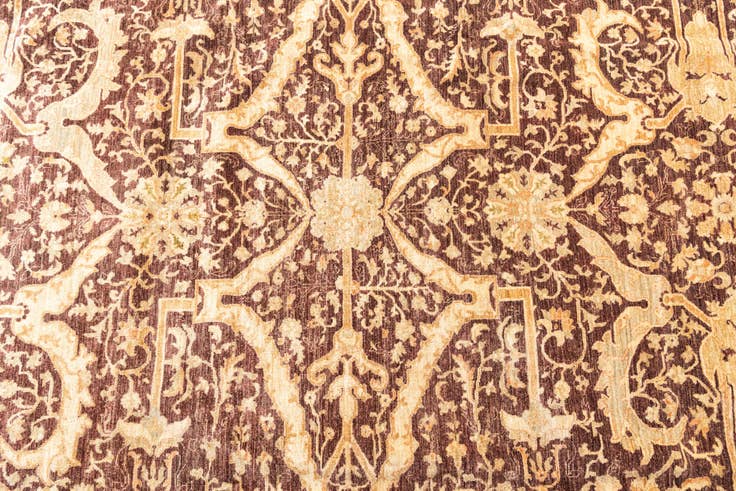 Detail image of 11' 9 x 17' 10 Hand Knotted Peshawar Ziegler Oriental Rug