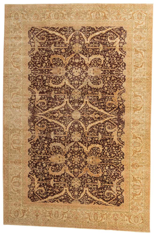 11' 9 x 17' 10 Hand Knotted Peshawar Ziegler Oriental Rug