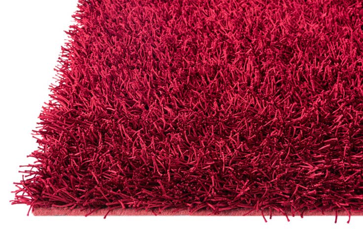 Detail image of 3' 1 x 5' 4 Hand Knotted Solid Shag Oriental Rug