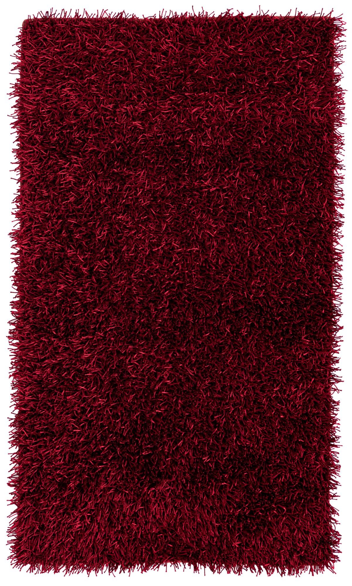 3' 1 x 5' 4  Hand Knotted Solid Shag Oriental Rug