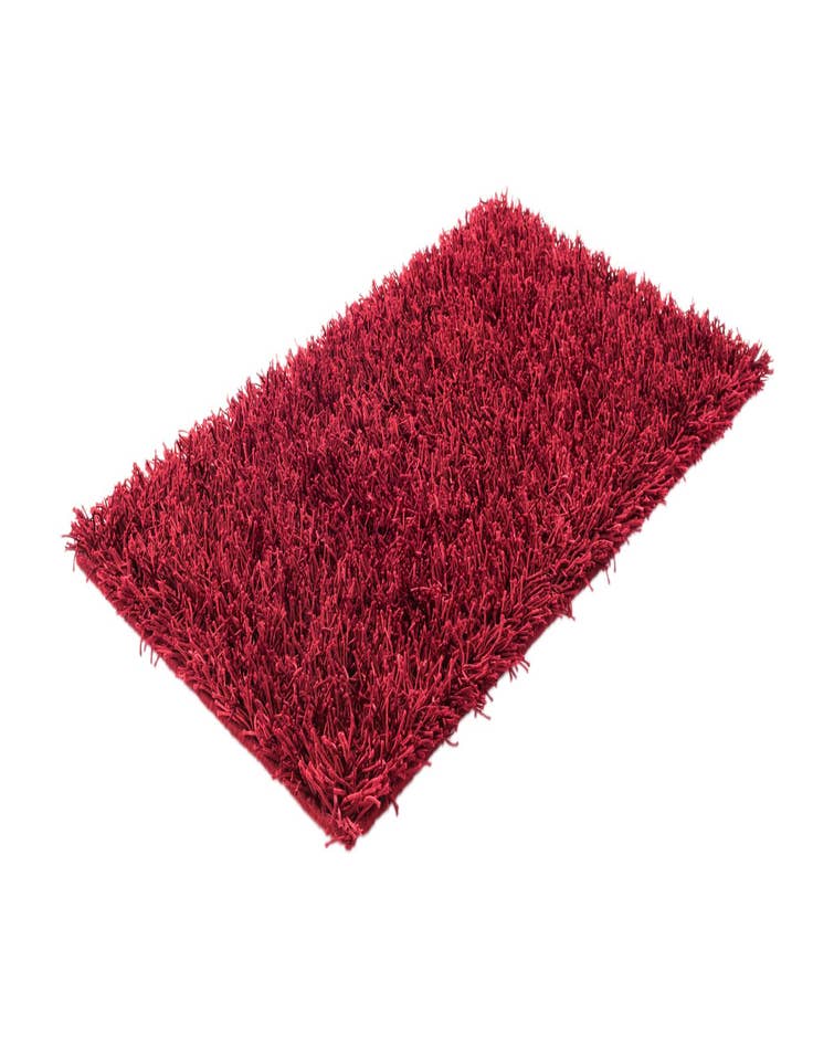 Detail image of 2' 5 x 4'  Hand Knotted Solid Shag Oriental Rug