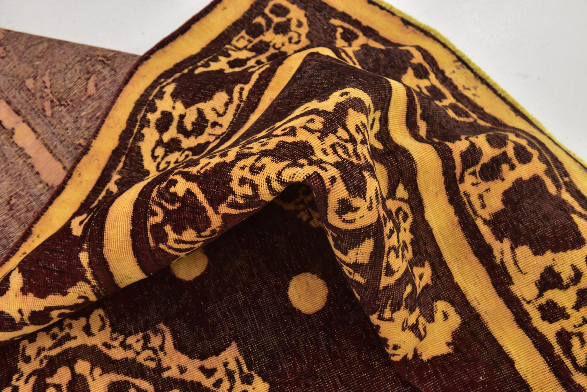 9' 7 x 12' 4 Hand Knotted Ultra Vintage Persian Wool Rug