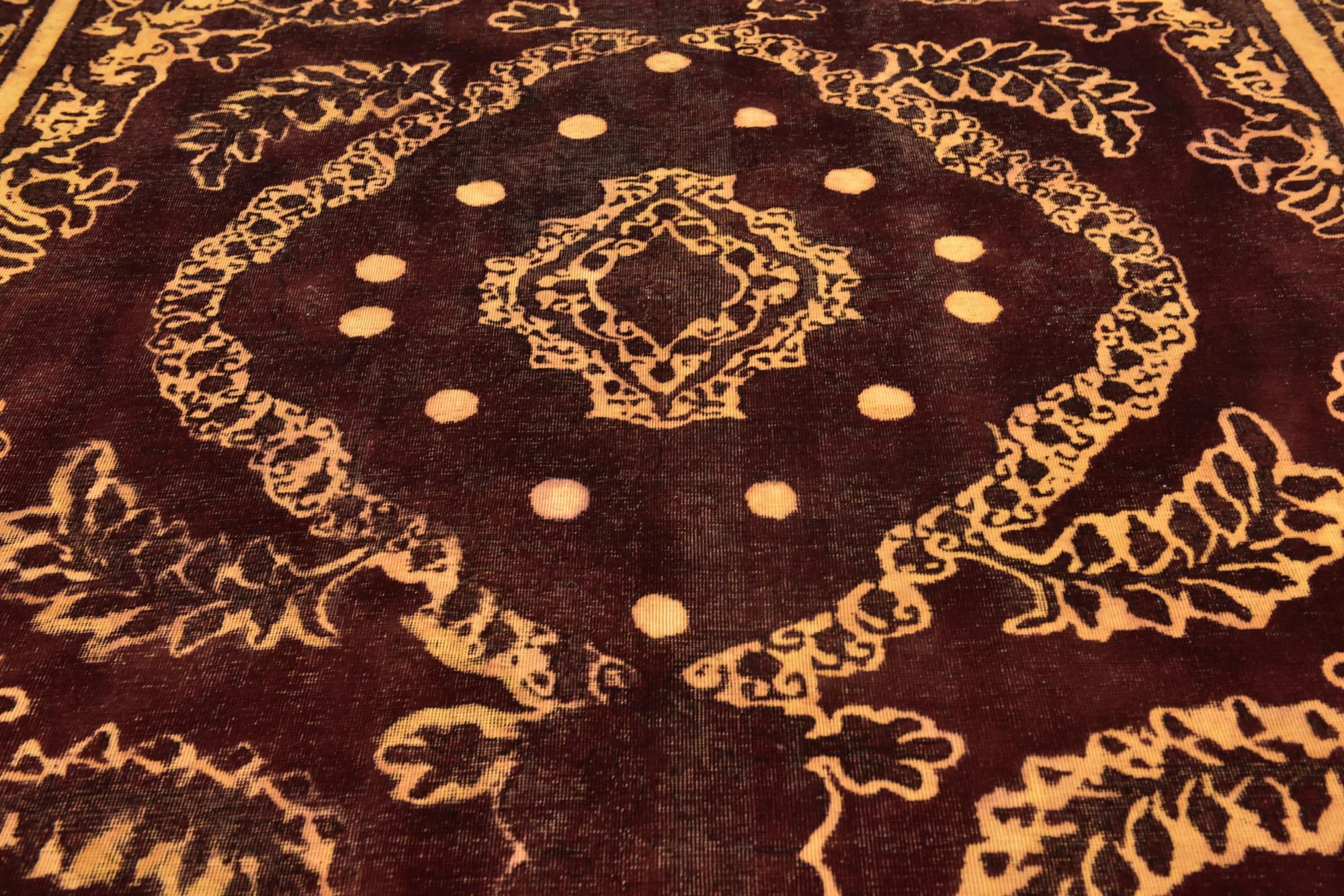 9' 7 x 12' 4 Hand Knotted Ultra Vintage Persian Wool Rug