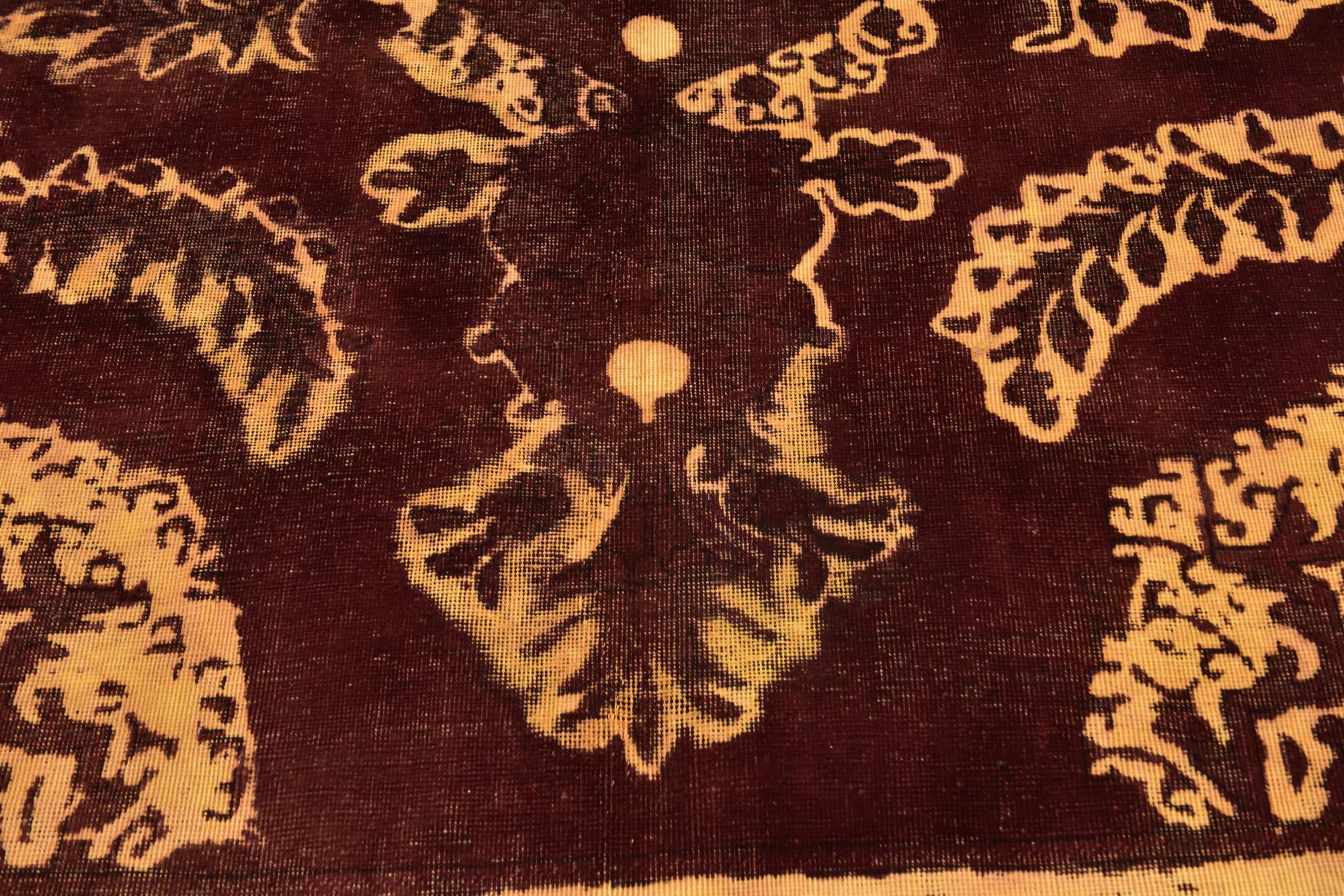 9' 7 x 12' 4 Hand Knotted Ultra Vintage Persian Wool Rug