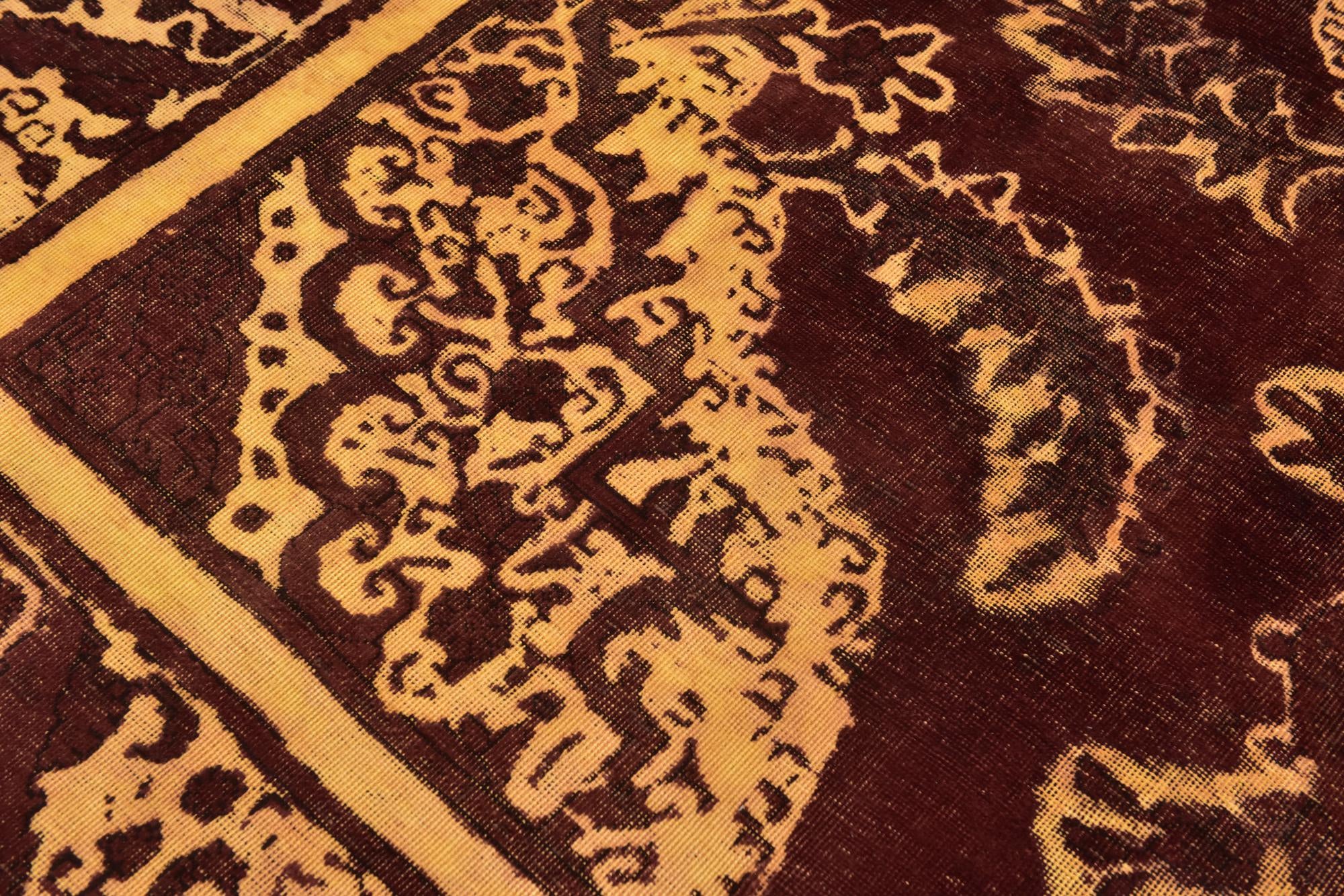 9' 7 x 12' 4 Hand Knotted Ultra Vintage Persian Wool Rug
