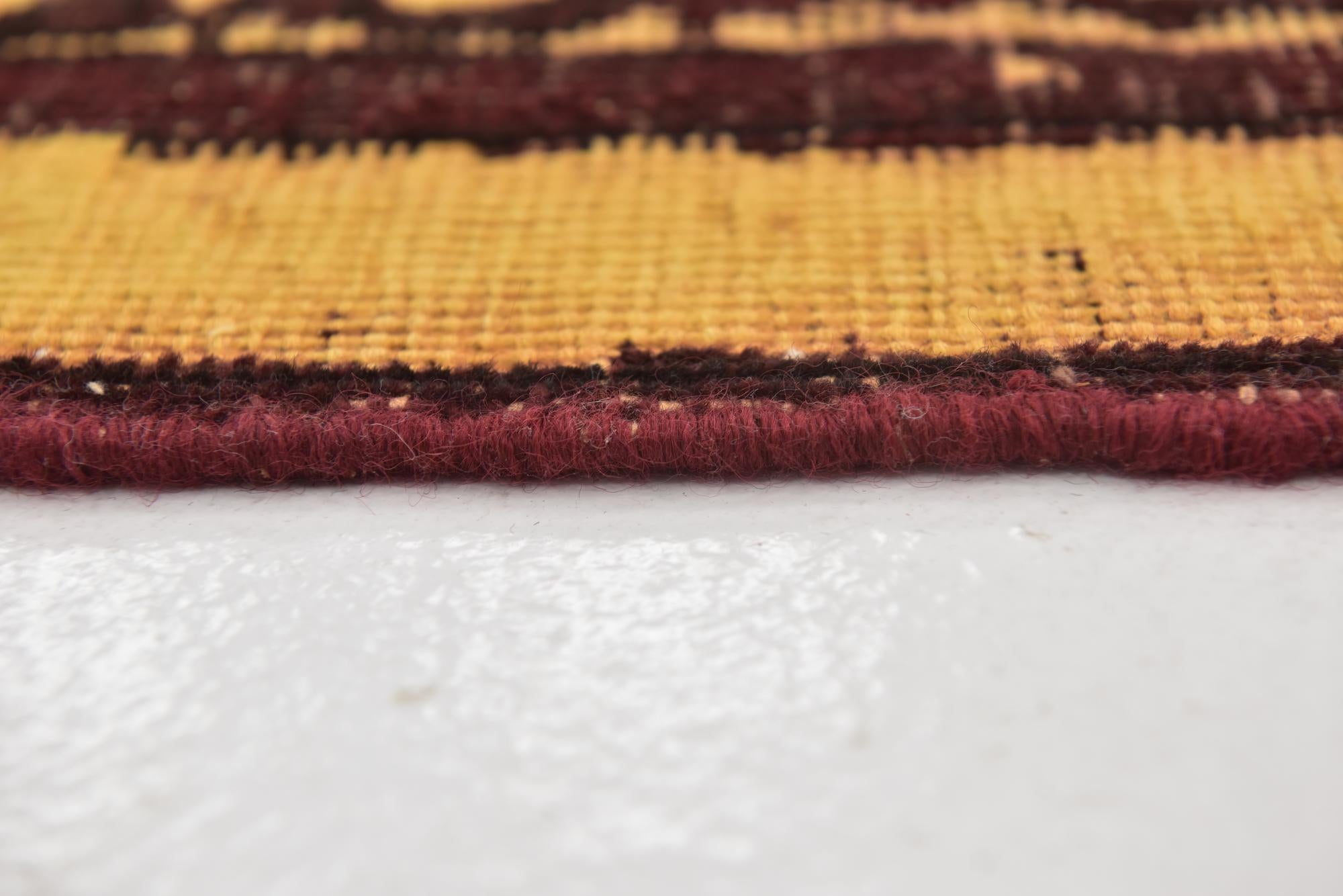9' 7 x 12' 4 Hand Knotted Ultra Vintage Persian Wool Rug