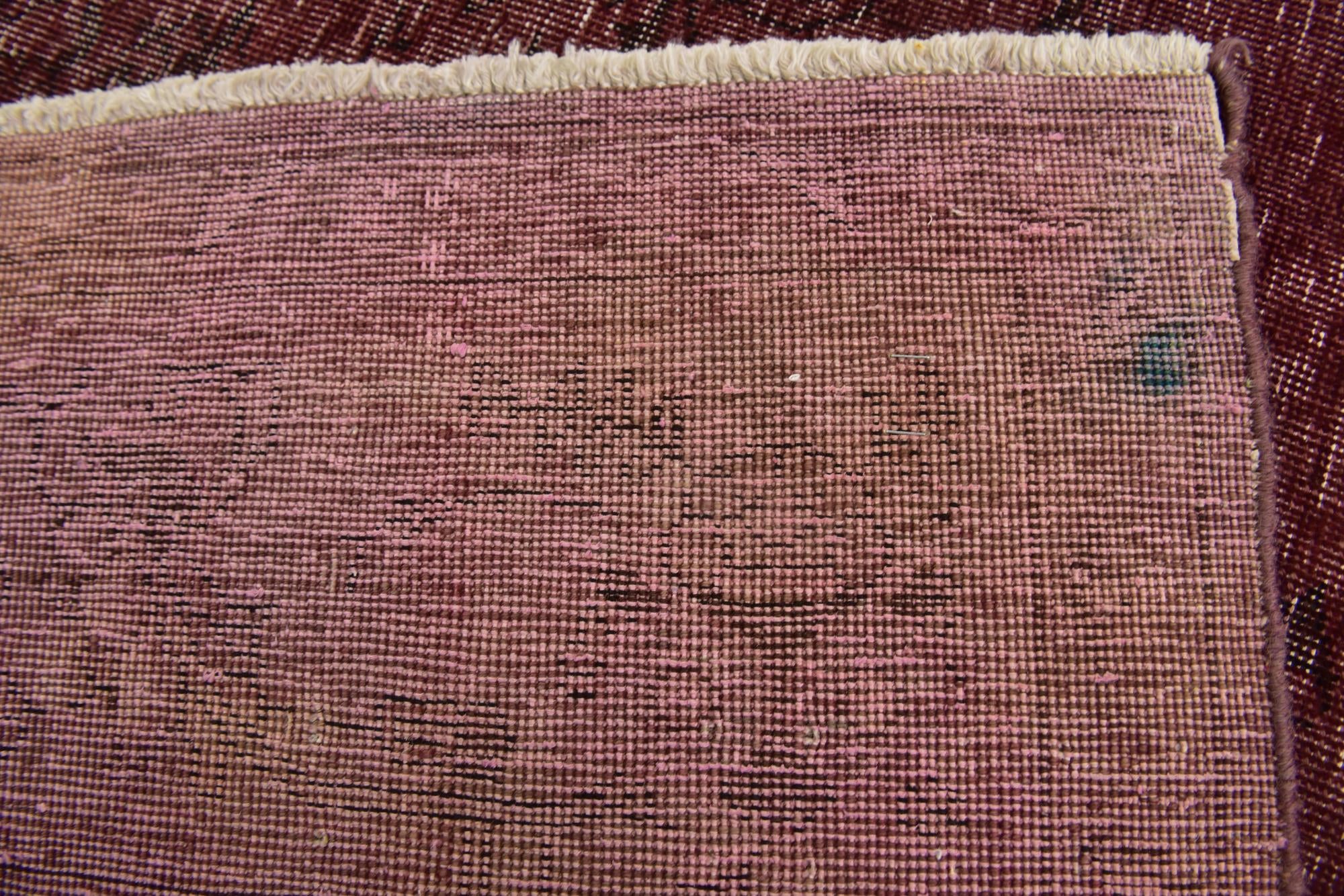6' 10 x 9' 10 Hand Knotted Ultra Vintage Persian Wool Rug