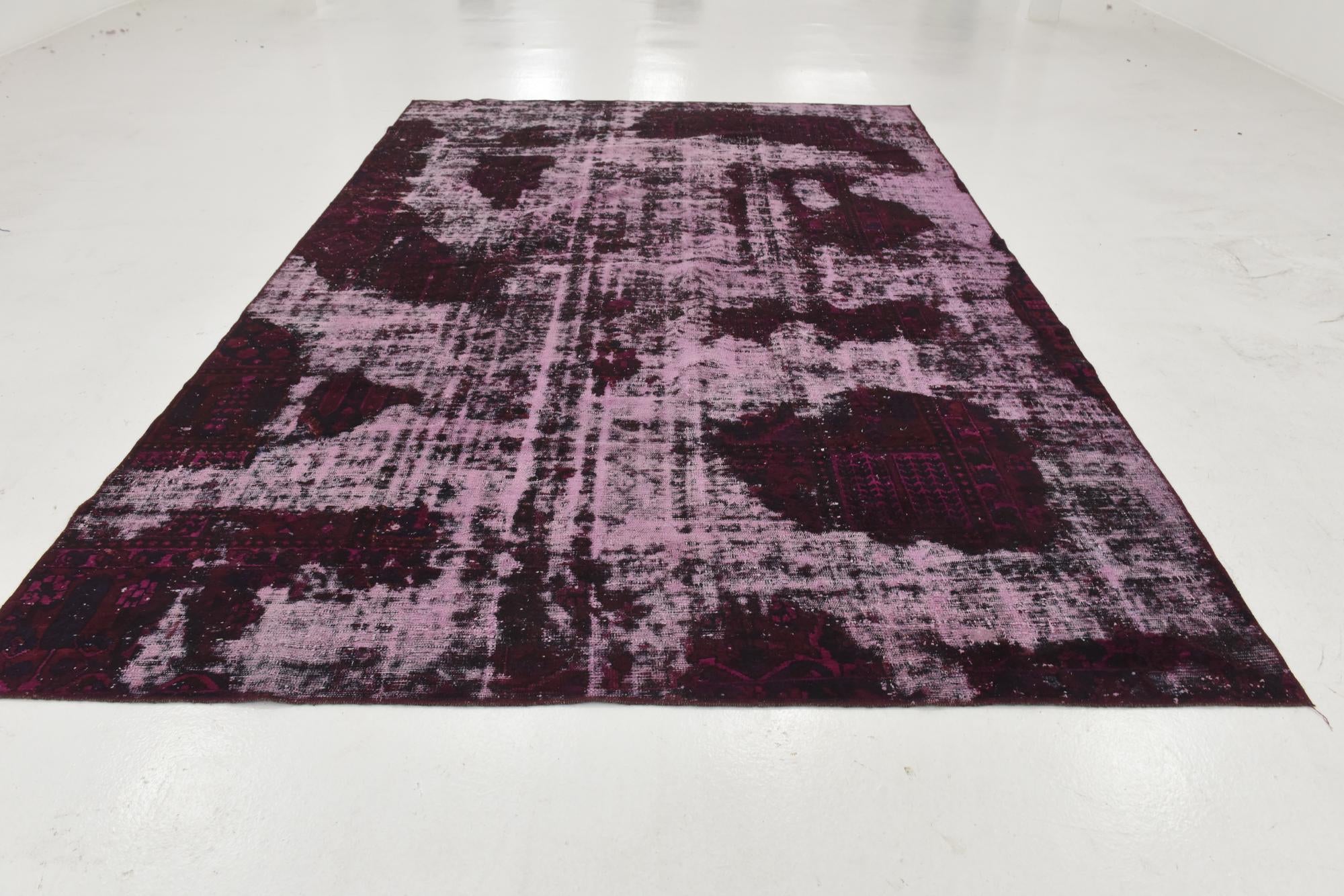 7' 8 x 11' 4 Hand Knotted Ultra Vintage Persian Wool Rug