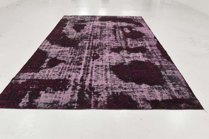 7' 8 x 11' 4 Hand Knotted Ultra Vintage Persian Wool Rug