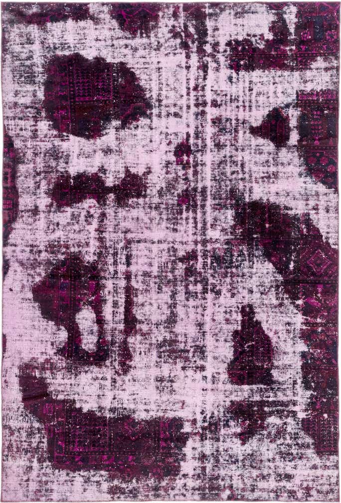 7' 8 x 11' 4 Hand Knotted Ultra Vintage Persian Wool Rug
