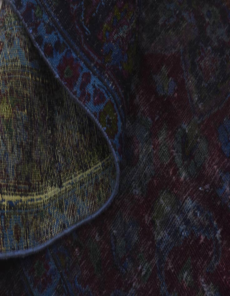 Detail image of 8' x 12'  Hand Knotted Ultra Vintage Persian Wool Rug