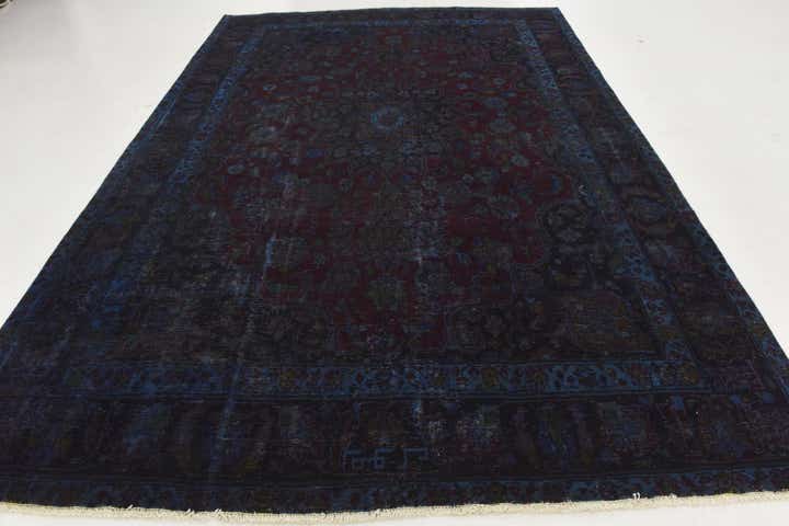 8' x 12' Hand Knotted Ultra Vintage Persian Wool Rug