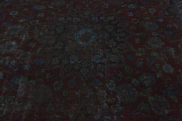8' x 12' Hand Knotted Ultra Vintage Persian Wool Rug