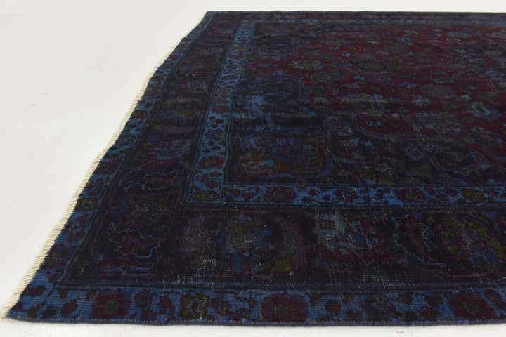 8' x 12' Hand Knotted Ultra Vintage Persian Wool Rug