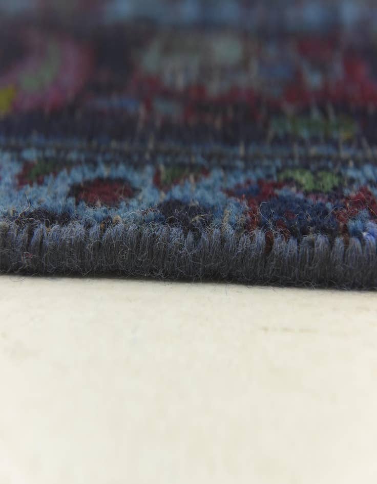 Detail image of 8' x 12'  Hand Knotted Ultra Vintage Persian Wool Rug