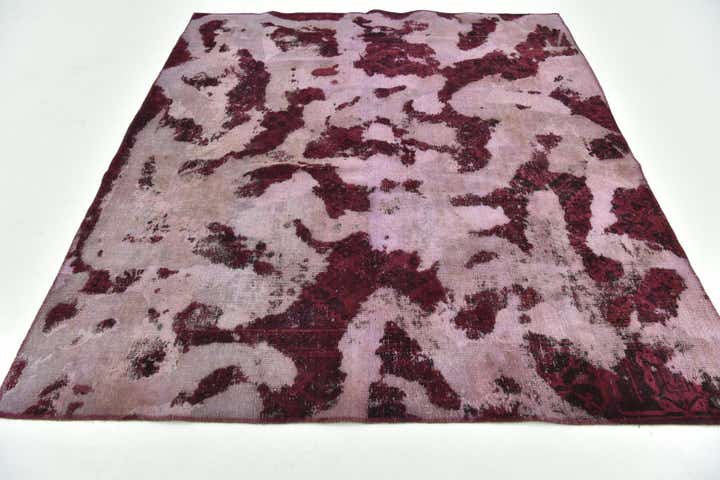 6' 5 x 7' 4 Hand Knotted Ultra Vintage Persian Wool Rug