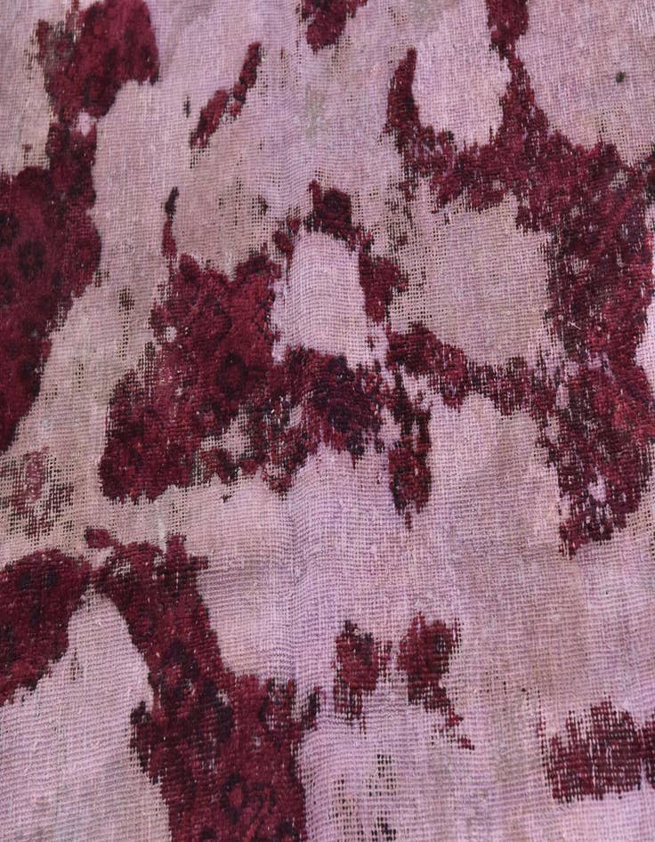 Detail image of 6' 5 x 7' 4  Hand Knotted Ultra Vintage Persian Wool Rug